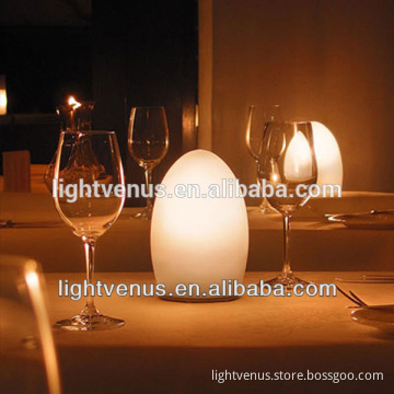 RGB fashionable plastic table lamp cordless decoration night lamp